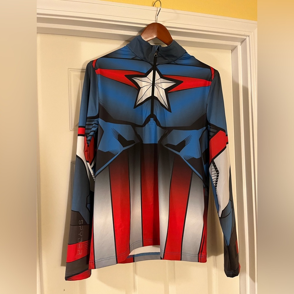 Spyder Marvel Captain America wicking base layer